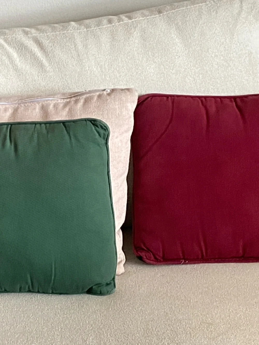 Tapestry Needle Point Throw Pillows x 3 Christmas Holidays Santa Tree